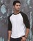 JERZEES® Three Quarter Sleeve Raglan Crewneck Baseball T-Shirt